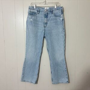 FRAME Le High ‘N’ Tight Crop Mini Boot Jeans Size 30 Legacy Wash